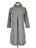 Top It Off Gray Casual Dress Size S - photo 1