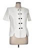 Leslie Fay 100% Polyester White Jacket Size 14 (petite) - photo 1