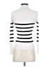 Timing Stripes White Turtleneck Sweater Size S - photo 2