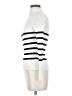 Timing Stripes White Turtleneck Sweater Size S - photo 5