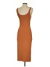 Leith Solid Brown Casual Dress Size S - photo 2