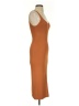 Leith Solid Brown Casual Dress Size S - photo 4