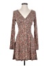 Lush Paisley Brown Casual Dress Size S - photo 1
