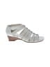 Bella Vita Gray Ivory Sandals Size 5 1/2 - photo 1