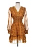 Max Studio Paisley Orange Cocktail Dress Size XS - photo 1
