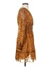 Max Studio Paisley Orange Cocktail Dress Size XS - photo 4