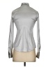 Theory Metallic Silver Long Sleeve Blouse Size P (petite) - photo 2