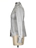 Theory Metallic Silver Long Sleeve Blouse Size P (petite) - photo 5
