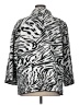 Joseph Ribkoff Animal Print Silver Coat Size XL - photo 2
