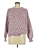 Unbranded 100% Polyester Tweed Pink Pullover Sweater Size M - photo 1