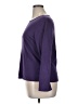 Basic Editions 100% Cotton Purple 3/4 Sleeve T-Shirt Size XL - photo 5
