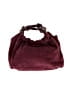 Thacker 100% Leather Solid Purple Burgundy Leather Satchel One size - photo 3