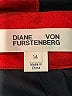 Diane von Furstenberg Color Block Black Jumpsuit Size 14 - photo 3