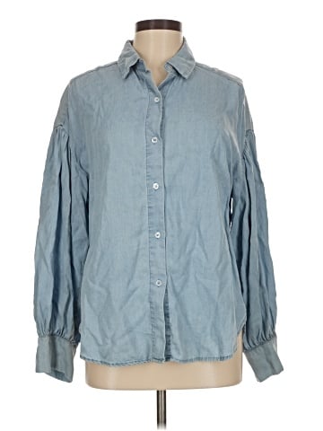 New York & Company Long Sleeve Button-Down Shirt (view 1)