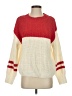 Grace + Karma Color Block Red Pullover Sweater Size S - photo 1