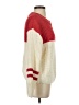 Grace + Karma Color Block Red Pullover Sweater Size S - photo 4
