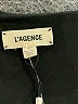 L'Agence 100% Polyester Metallic Black Cocktail Dress Size 8 - photo 6