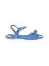 J.Crew 100% Leather Blue Sandals Size 7 1/2 - photo 1