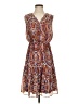 Sangria 100% Polyester Paisley Brown Casual Dress Size 2 - photo 1