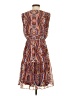 Sangria 100% Polyester Paisley Brown Casual Dress Size 2 - photo 2