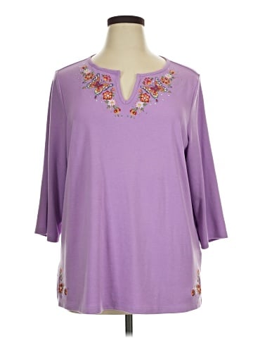 Quacker Factory 3/4 Sleeve Top (view 1)