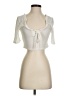 BCBGeneration Ivory Short Sleeve Blouse Size S - photo 1