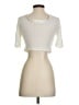 BCBGeneration Ivory Short Sleeve Blouse Size S - photo 2