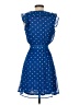 Forever 21 100% Polyester Stars Blue Casual Dress Size S - photo 2