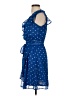 Forever 21 100% Polyester Stars Blue Casual Dress Size S - photo 5
