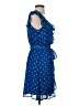 Forever 21 100% Polyester Stars Blue Casual Dress Size S - photo 4