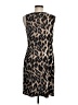 Worthington Animal Print Brown Cocktail Dress Size M - photo 2