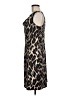 Worthington Animal Print Brown Cocktail Dress Size M - photo 5