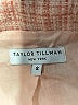 Taylor Tillman 100% Polyester Tweed Pink Blazer Size S - photo 6