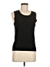 August Silk Black Sleeveless Top Size M - photo 1
