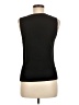 August Silk Black Sleeveless Top Size M - photo 2