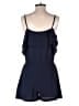Abbeline 100% Polyester Solid Blue Romper Size S - photo 2