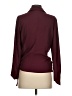 Venus 100% Polyester Burgundy Long Sleeve Blouse Size 2 - photo 2
