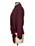 Venus 100% Polyester Burgundy Long Sleeve Blouse Size 2 - photo 5