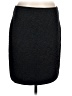 Eileen Fisher Chevron-herringbone Black Wool Skirt Size M - photo 1