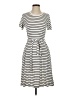 Assorted Brands Stripes White Casual Dress Size S - photo 1