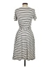 Assorted Brands Stripes White Casual Dress Size S - photo 2