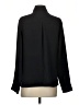 Express 100% Polyester Solid Black Long Sleeve Blouse Size S - photo 2