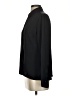 Express 100% Polyester Solid Black Long Sleeve Blouse Size S - photo 5
