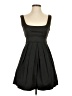 Aqua Solid Black Cocktail Dress Size S - photo 1