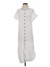 Unbranded 100% Polyester White Casual Dress Size S - photo 1