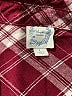 Blue Rain Plaid Burgundy Long Sleeve Button-Down Shirt Size L - photo 7