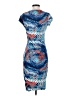 Tango Mango Print Blue Cocktail Dress Size XS - photo 2