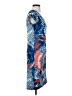 Tango Mango Print Blue Cocktail Dress Size XS - photo 4