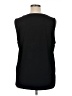 Ann Taylor 100% Polyester Black Sleeveless Blouse Size XL - photo 2
