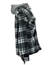 Mountain Ridge 100% Polyester Plaid Gray Jacket Size M - photo 4